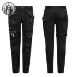 Pantalon Gothique Rock De Qualité Supérieure - Livraison Standard Offerte - s