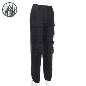 Pantalon Gothique Poche Élastique — Univers Gothique