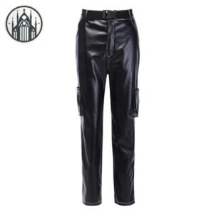 Pantalon Gothique Taille Haute Noir — Univers Gothique