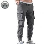 Pantalon Gothique Streetwear Homme - m / Gris