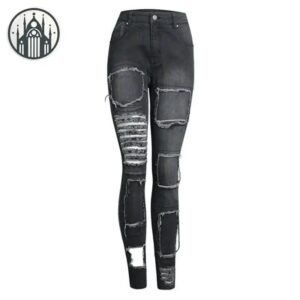 Pantalon Gothique Élastique Coton — Univers Gothique