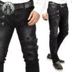 Pantalon Gothique Streetwear Slim - Livraison Standard Offerte