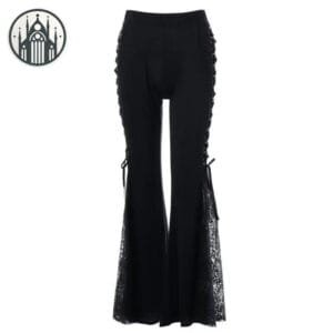 Pantalon Gothique Taille Haute De Qualité Supérieure - m