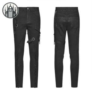 Pantalon Gothique Vintage: Confortable Et Style Dark 2 Pantalon Gothique Vintage: Confortable Et Style Dark - s