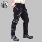 Pantalon Punk En Coton Doux Et Résistant