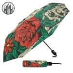 Parapluie Gothique Tête Mort Rieuse — Univers Gothique (vue 2)