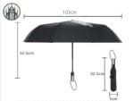 Parapluie Gothique Tête De Mort: Style Imperméable Et Original!