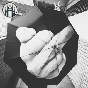 Parapluie Gothique Doigt Honneur — Univers Gothique