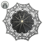 Parapluie Gothique Victorien Mortel - Livraison Offerte