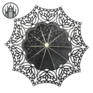 Parapluie Gothique Dentelle Victorienne — Univers Gothique