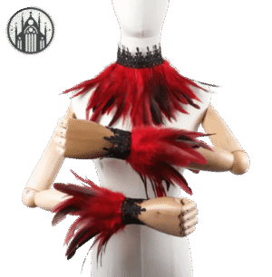 Accessoire Gothique Victorien Plumes