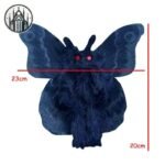 Peluche Gothique Mothman Yeux Rouges