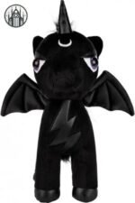 Peluche Gothique Licorne Ailes Violets — Univers Gothique (vue 2)