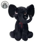 Peluche Gothique Yeux Rouges Mortels - Peluche Mythique Pour Enfants