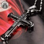 Pendentif En Alliage Métallique Brillant - Noir