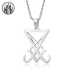 Pendentif Gothique Démon Acier Inoxydable — Univers Gothique (vue 3)