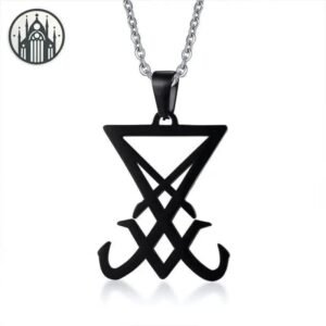 Pendentif Gothique Démon Acier Inoxydable — Univers Gothique