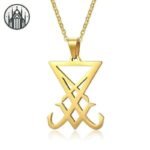 Pendentif Gothique Démon Acier Inoxydable — Univers Gothique (vue 2)