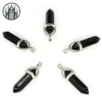 Pendentif Gothique En Obsidienne Noire: énergie Et Esthétique Mystique