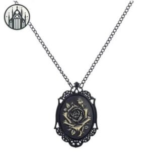 Collier Gothique Rose Équilibrée — Univers Gothique