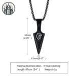 Pendentif Gothique Mystique: Style Punk élégant