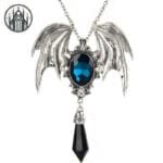 Pendentif Gothique Triskell En Acier 316l - Livraison Standard Offerte! - Bleu