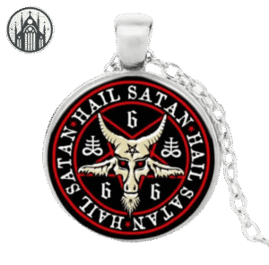 Pendentif Gothique Vampire Acier Inoxydable — Univers Gothique