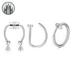 Piercing En Acier Inoxydable Brillant Et Confortable!