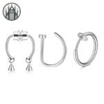 Piercing Gothique Acier Inoxydable Brillant — Univers Gothique (vue 4)