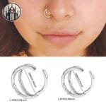 Piercing En Acier Inoxydable Brillant Et Confortable!
