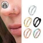 Piercing En Acier Inoxydable Brillant Et Confortable!