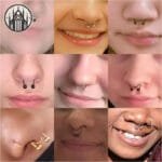 Piercing Nez Gothique En Acier Inoxydable Incroyable