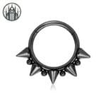 Piercing Nez Gothique Magnétique - Livraison Offerte - Noir 2 / 16g 1.2x8mm