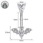 Piercing Nombril Gothique: Livraison Offerte En France! 17