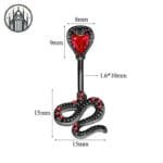 Piercing Nombril Gothique: Livraison Offerte En France! 8