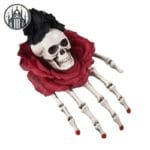 Pince à Cheveux Gothique Corne Pour Un Style D’enfer! - Rouge