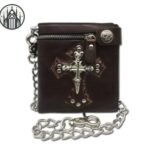 Portefeuille Gothique Croix Crânes