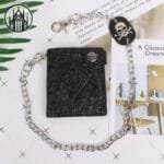 Portefeuille Gothique Punisher 3d Haut De Gamme