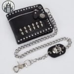 Portefeuille Gothique Punk Chaîne