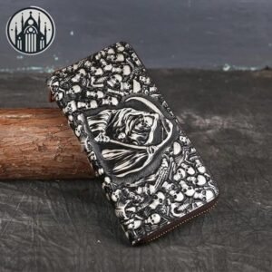 Portefeuille Gothique Cuir Vachette — Univers Gothique