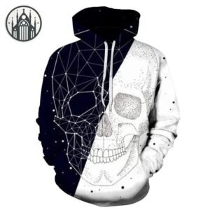 Haut Gothique Crâne 3D Extra Large — Univers Gothique