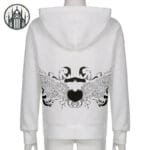 Pull Gothique En Coton Maillé & Polyester Avec Livraison Standard Offerte