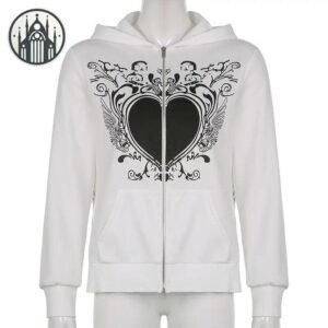 Haut Gothique Capuche Toxic Graphic — Univers Gothique