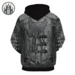 Pull Gothique En Polyester Et Coton Organique Avec Impression 3d Originale