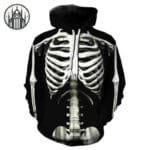 Pull Gothique En Polyester Et Coton Organique Avec Impression Digitale 3d - Livraison Offerte! - s