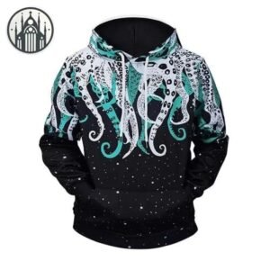 Haut Gothique Pieuvre Polyester Coton — Univers Gothique