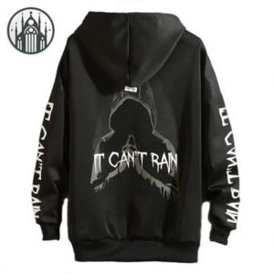 Sweat Gothique Faucheuse Noire Polyester — Univers Gothique