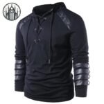 Sweat Gothique Steampunk Capuche — Univers Gothique (vue 2)