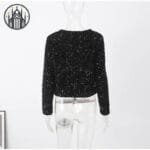 Pull Gothique Transparent à Fleur: Style Démoniaque!