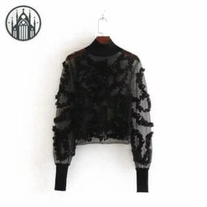 Pull Gothique Transparent - Chaud Et Stylé! Xs